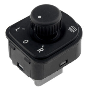 NTY Διακόπτης Καθρεφτών Αυτοκινήτου για Volkswagen Golf / Passat / Sharan Μαύρο Κωδικός: EWS-VW-081