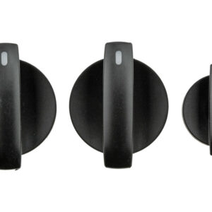 NTY Διακόπτης Κλιματισμού Αυτοκινήτου για Volkswagen Transporter T5 2003 3τμχ Μαύρο Κωδικός: EZC-VW-246