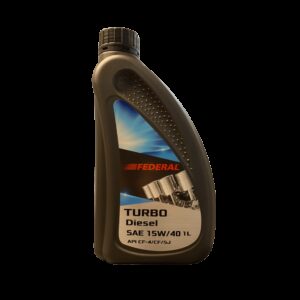 Federal Turbo Diesel Συνθετικό Λάδι Αυτοκινήτου 15W-40 1lt