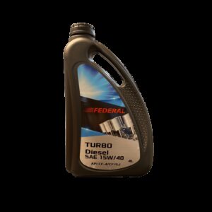 Federal Turbo Diesel Συνθετικό Λάδι Αυτοκινήτου 15W-40 4lt