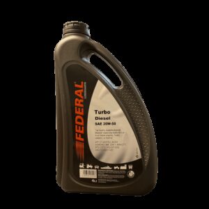 Federal Turbo Diesel Λάδι Αυτοκινήτου 20W-50 4lt 3092