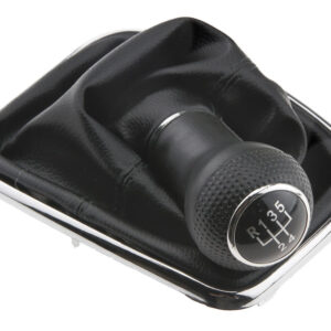 NTY Πόμολο Ταχυτήτων για Volkswagen Bora 1998-2005 / Golf IV 1998-2005 Μαύρο Κωδικός: GZB-VW-001