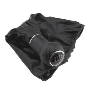 NTY Πόμολο 5 Ταχυτήτων με Φούσκα για Volkswagen Lupo 1998-2005 / Polo 1995-2002 Μαύρο Κωδικός: GZB-VW-008