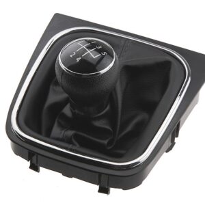 NTY Πόμολο 6 Ταχυτήτων με Φούσκα για Volkswagen Golf V 03/Golf VI 08/Golf Plus 05/Jetta 06 Μαύρο Κωδικός: GZB-VW-010