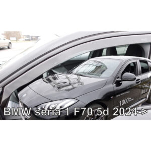 Heko Σετ Ανεμοθραύστες Αυτοκινήτου Μπροστινοί Σκούρο Φιμέ για BMW Σειρά 1 F70 5D 2024+ 2τμχ Κωδικός: 11008