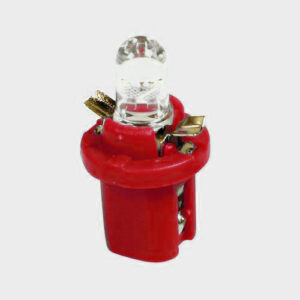 Lampa Λάμπες Αυτοκινήτου & Μοτοσυκλέτας B8.5D LED Κόκκινο 12V 2τμχ