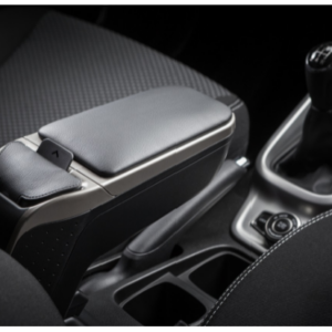 Rati Armster Τεμπέλης Αυτοκινήτου από Δερματίνη Συμβατός με Fiat 500e 2020 Ασημί ΧρώμαΚωδικός: V01477