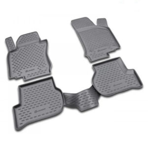 Novline Σετ Μπροστινά και Πίσω Πατάκια 4τμχ Τύπου Σκαφάκι για Volkswagen Scirocco 2008 Μαύρα Κωδικός: NLC.51.27.210K