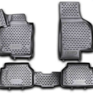 Novline Σετ Μπροστινά και Πίσω Πατάκια 4τμχ Τύπου Σκαφάκι για Volkswagen Tiguan Μαύρα Κωδικός: NLC.51.21.210KH