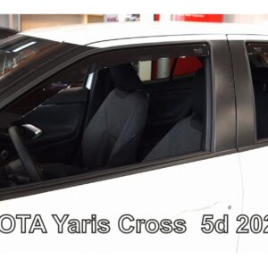 Heko Σετ Ανεμοθραύστες Αυτοκινήτου Μπροστινοί και Πίσω για Toyota Yaris Cross 2021 5D 4τμχ Κωδικός: 29670