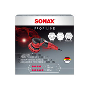 Sonax Profiline Σφουγγάρι Γυαλίσματος Σκληρό Έκκεντρους Κόκκινο 140mm