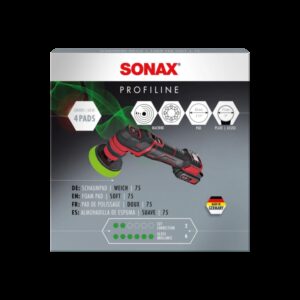 Sonax PROFILINE Σφουγγάρι Φινιρίσματος Μαλακό Λαχανί 88mm (4τμχ)