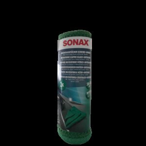 Sonax Πανιά Μικροϊνών Καθαρισμού για Τζάμια Αυτοκινήτου Πράσινο 38x38cm 2τμχΚωδικός: 498441