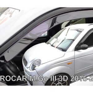 Heko Σετ Ανεμοθραύστες Αυτοκινήτου Μπροστινοί Σκούρο Φιμέ για M.GO III 3D 15>19 2τμχ Κωδικός: 15024