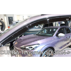 Heko Σετ Ανεμοθραύστες Αυτοκινήτου Μπροστινοί και Πίσω Σκούρο Φιμέ για 2024+ 4τμχ Κωδικός: 28264