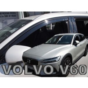 Heko Σετ Ανεμοθραύστες Αυτοκινήτου Μπροστινοί Σκούρο Φιμέ για Volvo S60 2τμχ Κωδικός: 31247