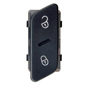 NTY Διακόπτης Κλειδώματος Πόρτας Αυτοκινήτου για Volkswagen Golf / Passat / Jetta / Tiguan 4pin Μαύρο Κωδικός: EWS-VW-020