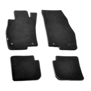 Lampa Σετ Μπροστινά και Πίσω Πατάκια 4τμχ για Alfa Romeo Mito 2008 Μαύρα Κωδικός: L2300.3