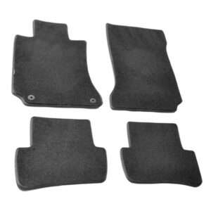 Lampa Σετ Μπροστινά και Πίσω Πατάκια 4τμχ για Mercedes-Benz C Class Hyundai Coupe Μαύρα Κωδικός: L2310.1