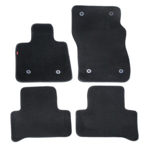 Lampa Σετ Μπροστινά και Πίσω Πατάκια 4τμχ για Alfa Romeo Stelvio Μαύρα Κωδικός: L2325.0