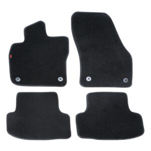 Lampa Σετ Μπροστινά και Πίσω Πατάκια 4τμχ για Skoda Karoq Μαύρα Κωδικός: L2325.9