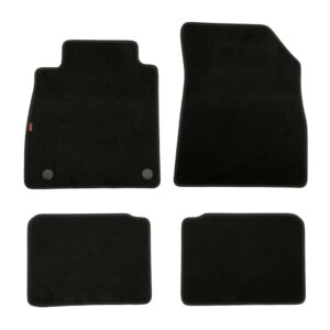 Lampa Σετ Μπροστινά και Πίσω Πατάκια 4τμχ για Nissan Micra Μαύρα Κωδικός: L2329.3