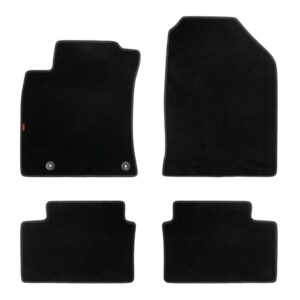 Lampa Σετ Μπροστινά και Πίσω Πατάκια 4τμχ για Kia Ceed / XCeed 2018 Μαύρα Κωδικός: L2330.2