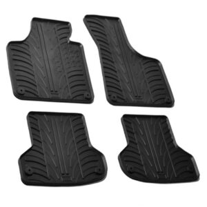 Lampa Σετ Μπροστινά και Πίσω Πατάκια 4τμχ Τύπου Σκαφάκι για Audi A3 2012+ Μαύρα Κωδικός: L2437.6