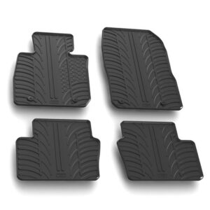 Lampa Σετ Μπροστινά και Πίσω Πατάκια 4τμχ Τύπου Σκαφάκι για Mazda CX-3 2015 Μαύρα Κωδικός: L2444.4