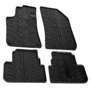 Lampa Σετ Μπροστινά και Πίσω Πατάκια 4τμχ Τύπου Σκαφάκι για Peugeot 308 2014-2021 Μαύρα Κωδικός: L2445.5