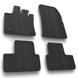 Lampa Σετ Μπροστινά και Πίσω Πατάκια 4τμχ Τύπου Σκαφάκι για Renault Captur 2019 Μαύρα Κωδικός: L2445.6