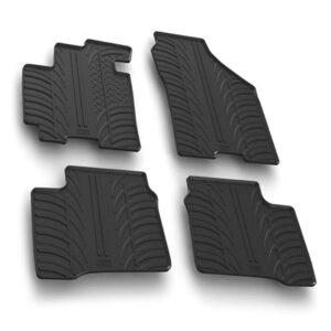 Lampa Σετ Μπροστινά και Πίσω Πατάκια 4τμχ Τύπου Σκαφάκι για Suzuki Swift 2017 Μαύρα Κωδικός: L2446.8