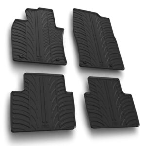 Lampa Σετ Μπροστινά και Πίσω Πατάκια 4τμχ Τύπου Σκαφάκι για Mazda CX-30 2019 Μαύρα Κωδικός: L2454.8