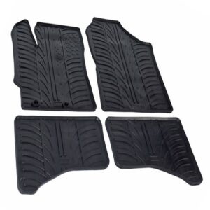 Lampa Σετ Μπροστινά και Πίσω Πατάκια 4τμχ Τύπου Σκαφάκι για Toyota Yaris 2020+ Μαύρα Κωδικός: L2457.8