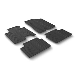 Lampa Σετ Μπροστινά και Πίσω Πατάκια 4τμχ για Kia Ceed 2015-2017 Μαύρα Κωδικός: L2459.8