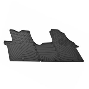 Lampa Σετ Μπροστινά και Πίσω Πατάκια 2τμχ Τύπου Σκαφάκι για Opel Vivaro Fiat Talento Renault Trafic Nissan NV300 2019 Μαύρα Κωδικός: L9889.4