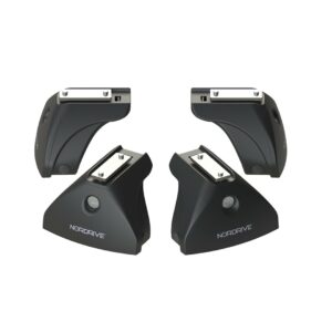 Nordrive Πόδια για Μπάρες Οροφής Στάνταρ Άκρα-Πόδια με Καπάκια Και Κλειδαριά Evos 111x70mm 4τμχ 4τμχ Κωδικός: N20002