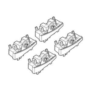 Nordrive Πόδια για Μπάρες Οροφής Kit Άκρα-Πόδια για Μπάρες Opel Corsa D 2006 4τμχ 4τμχ Κωδικός: N21106
