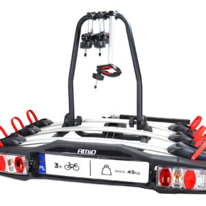 Amio – Βάση Ποδηλάτου Κοτσαδόρου TBC-01/3 για 3 Ποδήλατα με Αναδίπλωση & Κλείδωμα για Ασφαλή Μεταφορά – 1 Τεμ. (02583/AM)